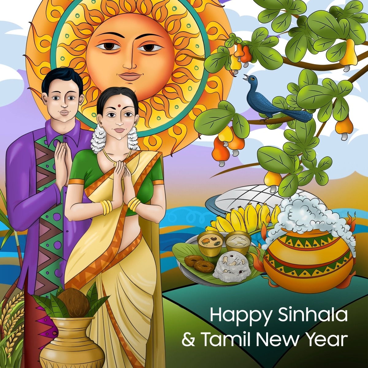 Wishing you a Happy Sinhala an ...